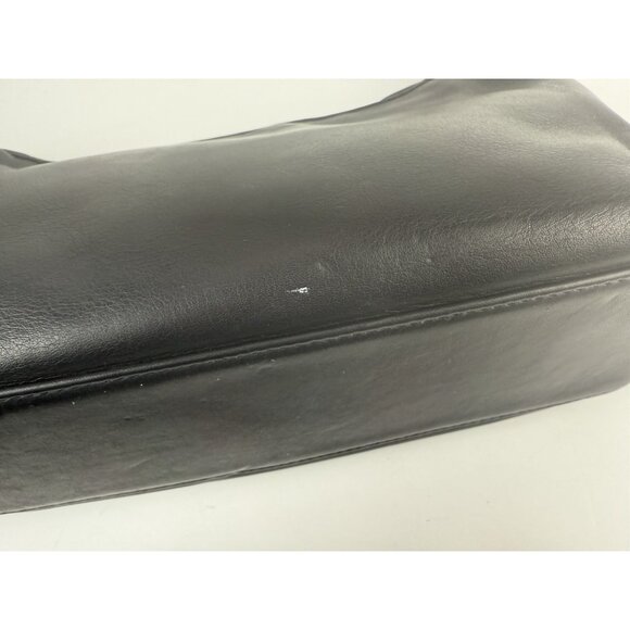 Vintage COACH 9059 Glove Tanned Leather Legacy Shoulder Hobo Purse Y2K Black - Picture 9 of 15